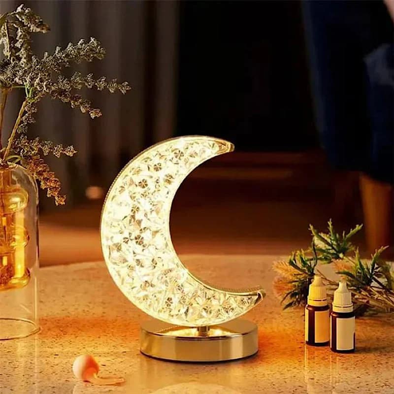 آباژور و چراغ خواب فانتزی طرح Moon کدN736 — تصویر ۳