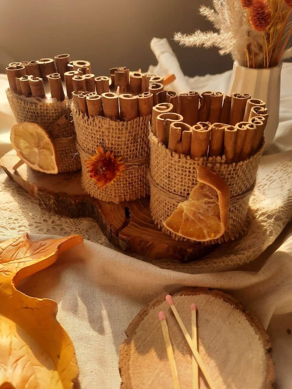 شمع دارچین پرتقال وایولی