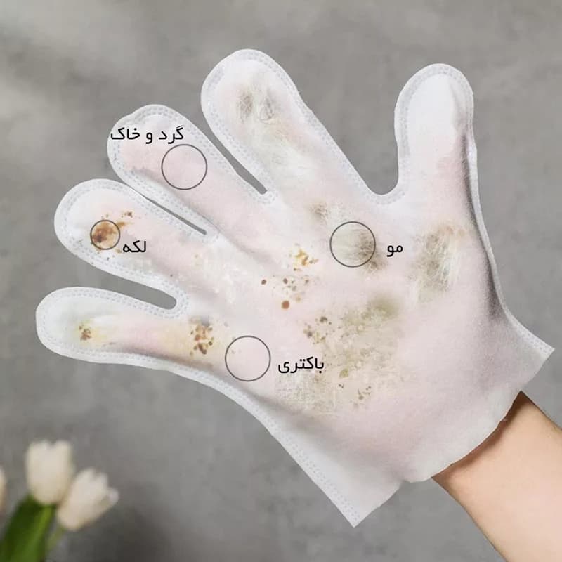 دستکش مرطوب سگ و گربه گلد پد 5 عددی — تصویر ۲