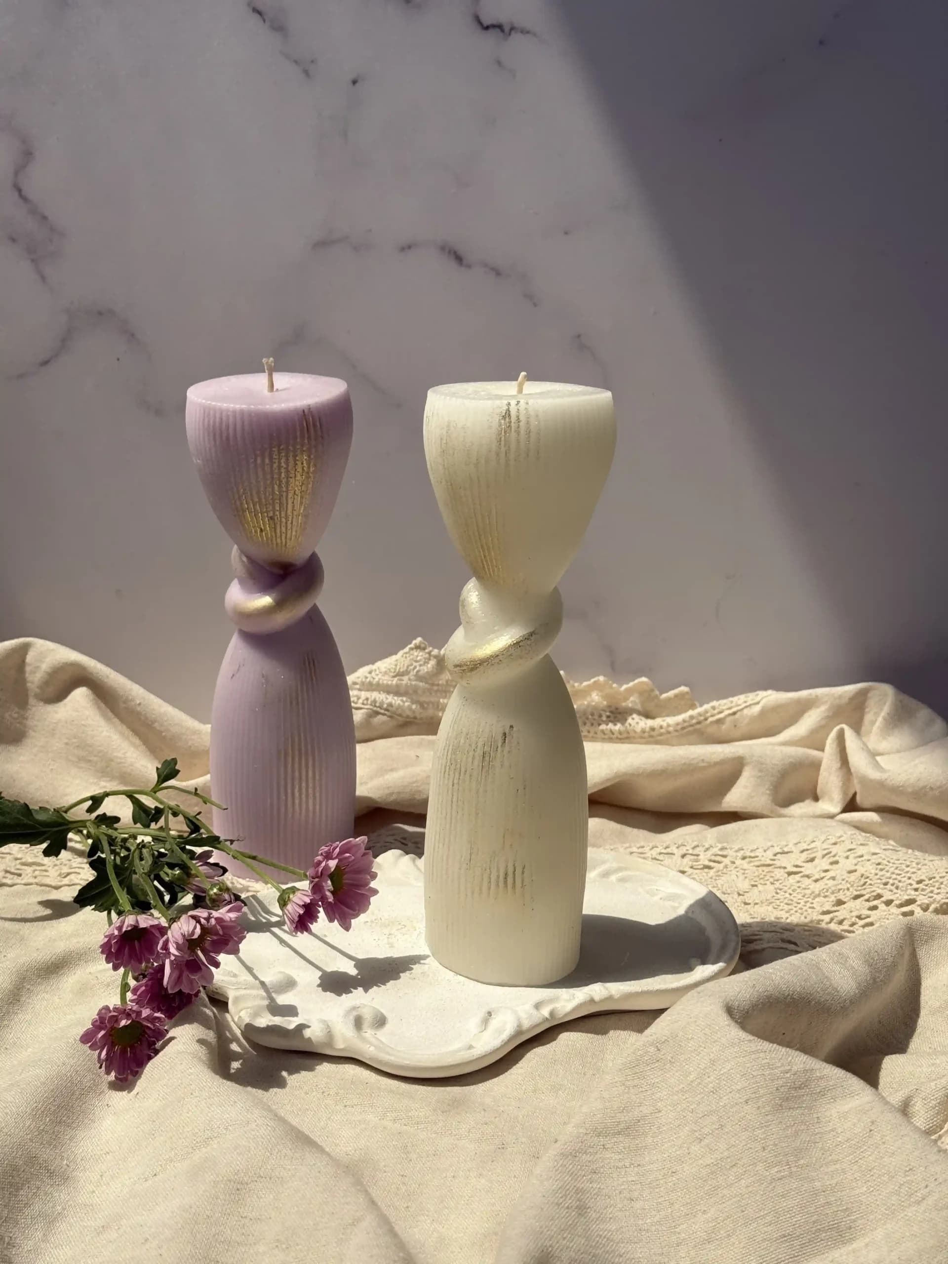 شمع استوانه گره وایولی