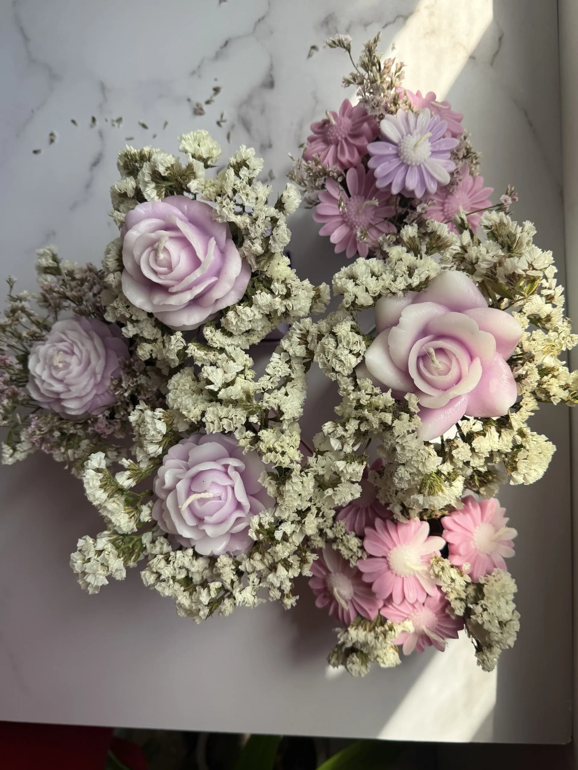 مینی باکس گل جاودان رز وایولی — تصویر ۲