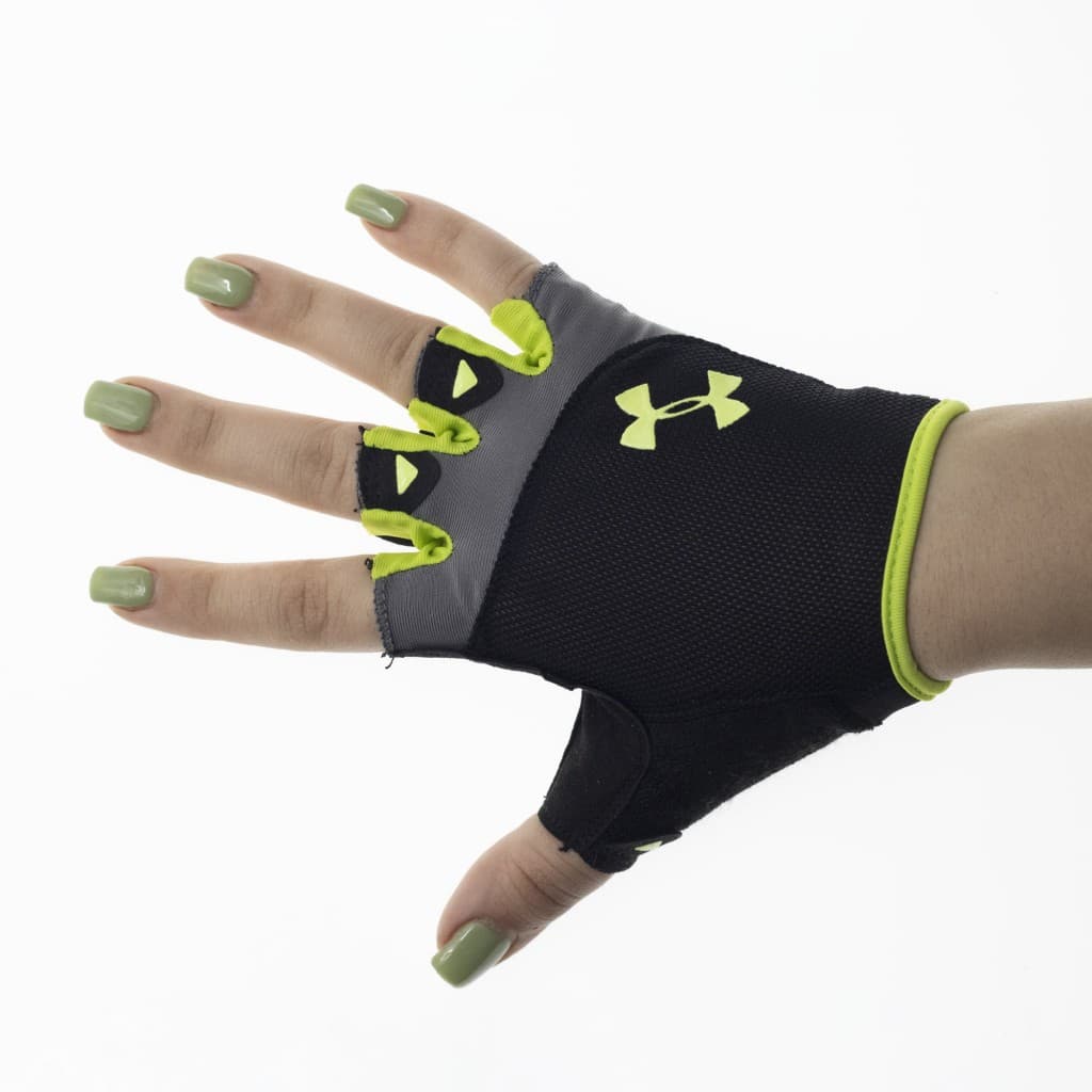 بررسی, قیمت و خرید دستکش بدنسازی زنانه آندرارمور مدل UNDER ARMOUR GYM GLOVES UG-56971.2 | مسترکوالیتی | سبز — تصویر ۳
