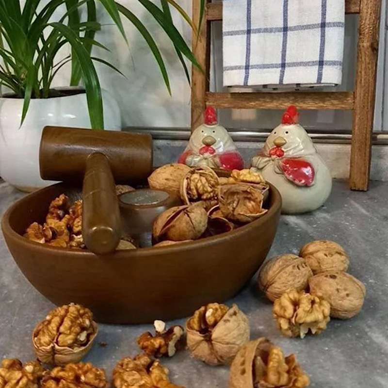 ظرف گردوشکن به همراه چکش طرح چوب کدN698 — تصویر ۸