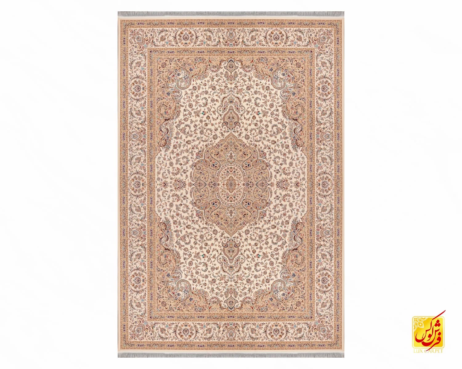 فرش کلاسیک 7535 کرم — تصویر ۲