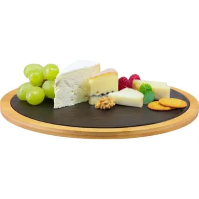 سینی سرو »Tapas + Friends«, تخته سنگی در بامبو, ø 28 cm وست مارک — تصویر ۴