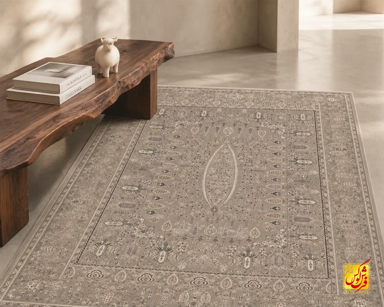 فرش کلاسیک 1791 طوسی