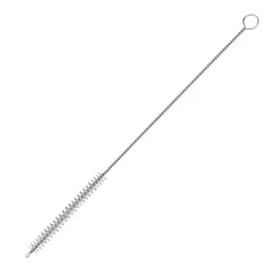 ۴ عدد نی استیل خمیده + برس تمیز کننده Stainless Steel Drinking Straws »Edelstahl Knick« وست مارک — تصویر ۴