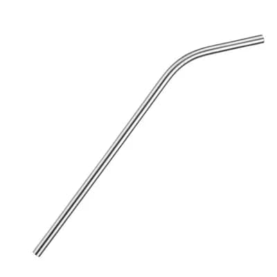۴ عدد نی استیل خمیده + برس تمیز کننده Stainless Steel Drinking Straws »Edelstahl Knick« وست مارک — تصویر ۳