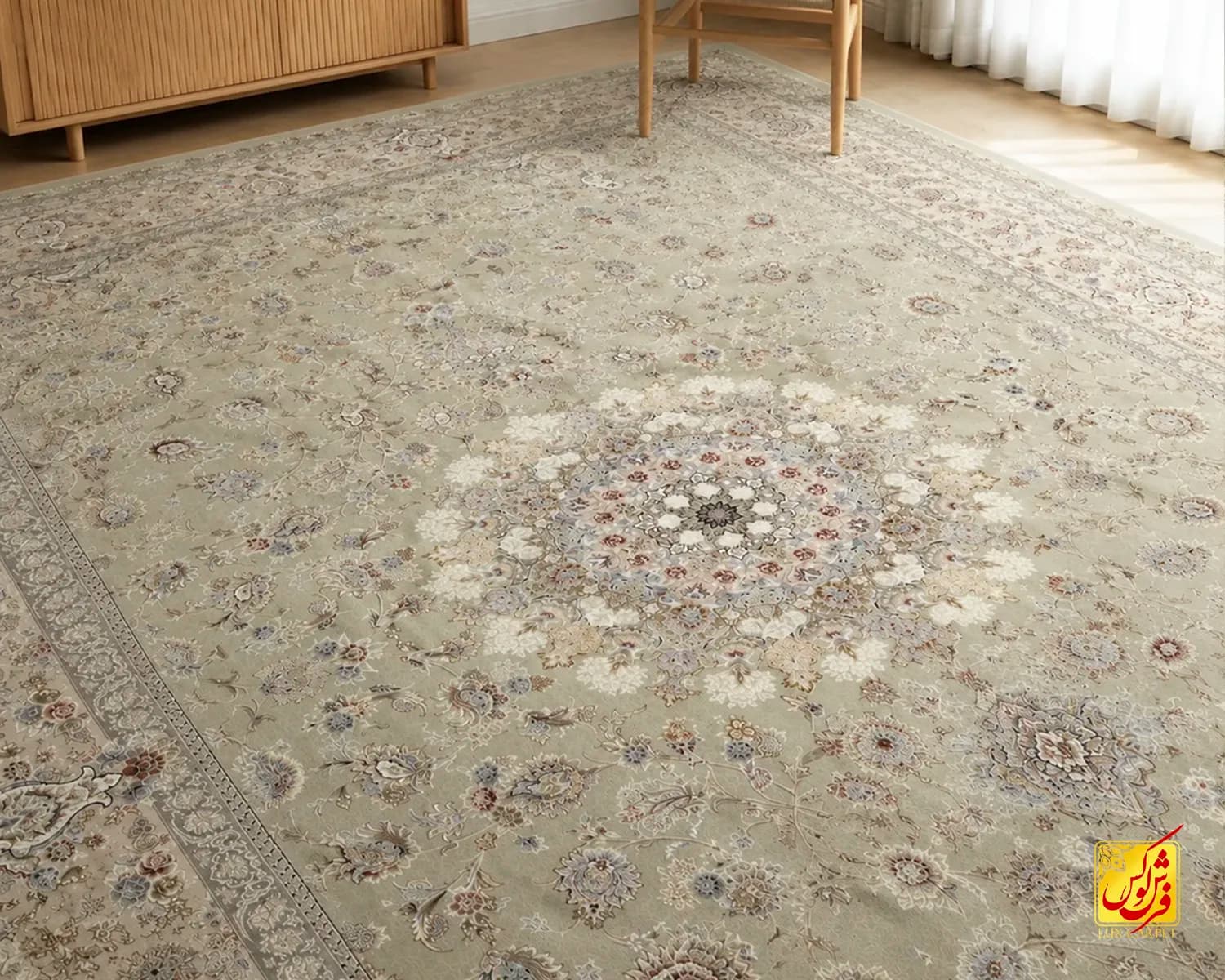 فرش کلاسیک 1510 سبز