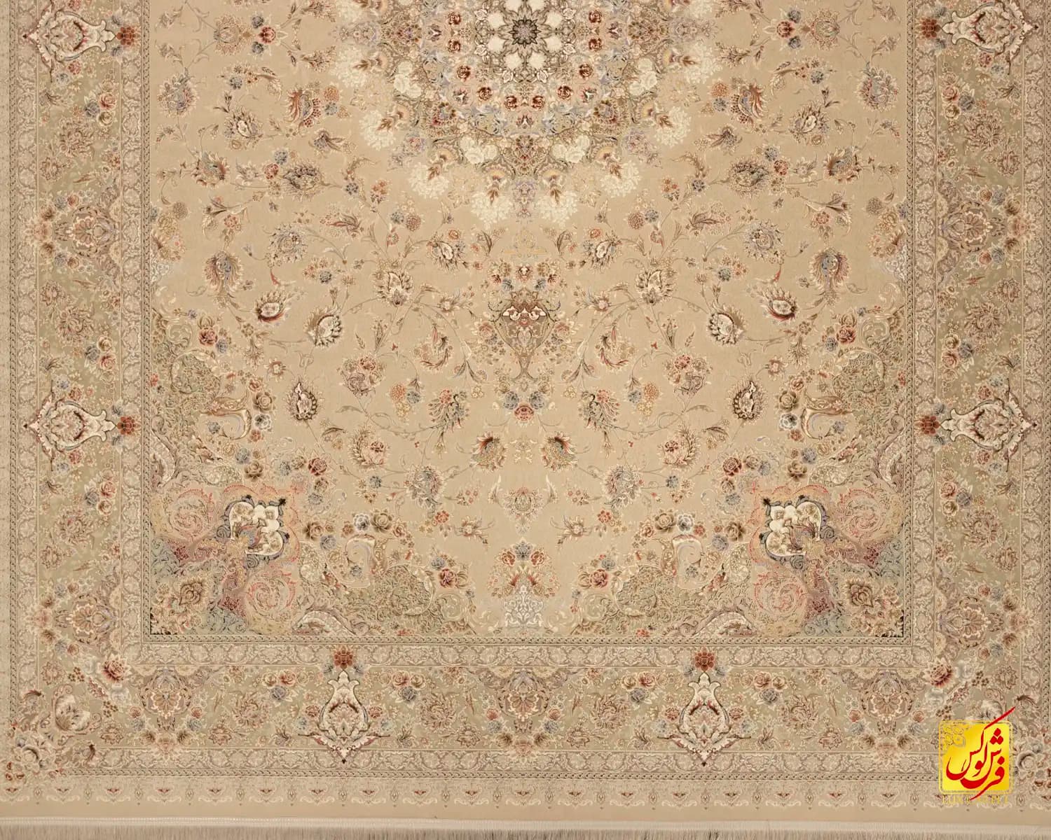 فرش کلاسیک 1510 بژ — تصویر ۳
