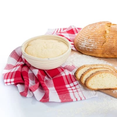 سبد نان -سبد تخمیر گرد Round Fermentation Basket وست مارک 20,5 8,1x — تصویر ۳