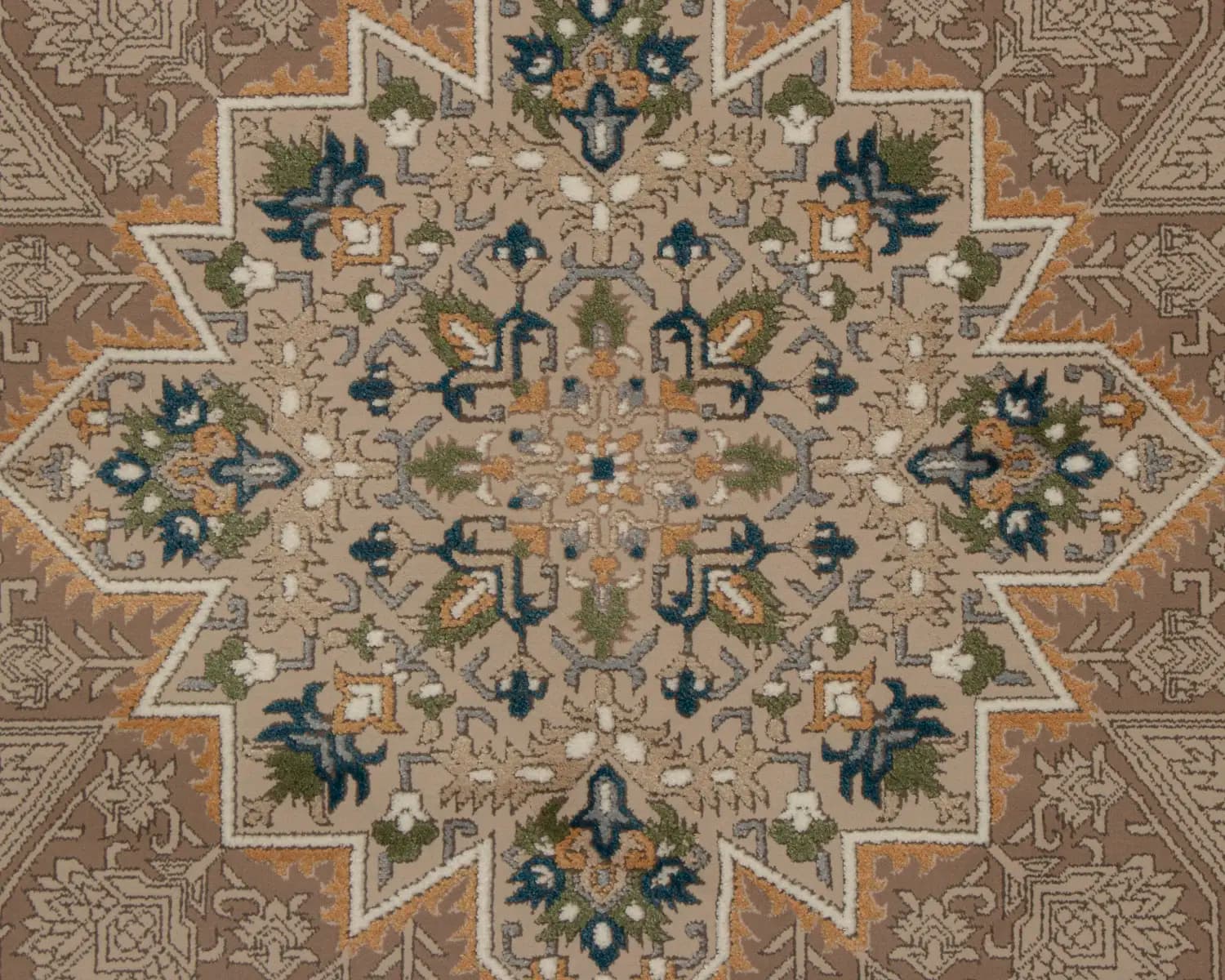 فرش کلاسیک 75020 کرم — تصویر ۵