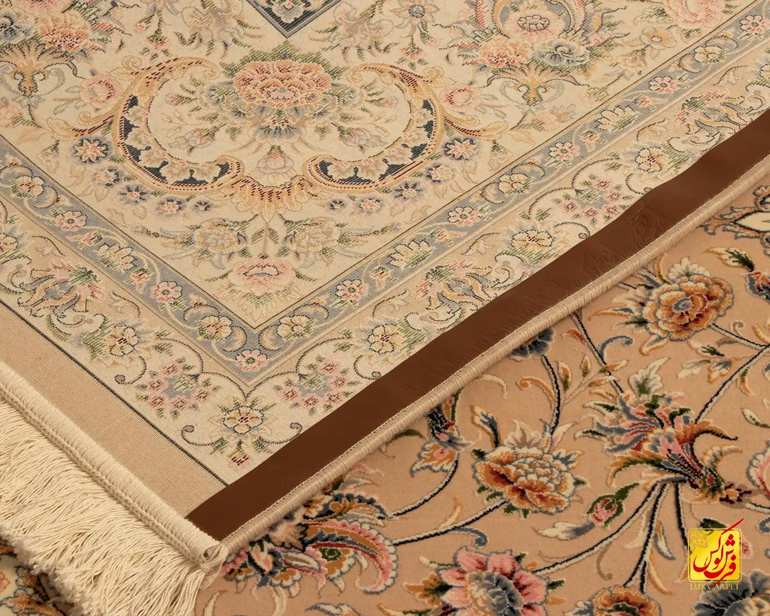 فرش کلاسیک کد 051_ رنگ 3012 کرم — تصویر ۴
