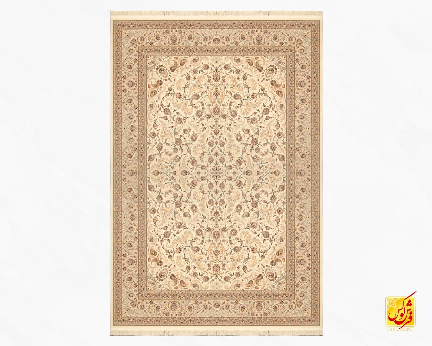 فرش کلاسیک کد 052_ رنگ 3002 کرم — تصویر ۲