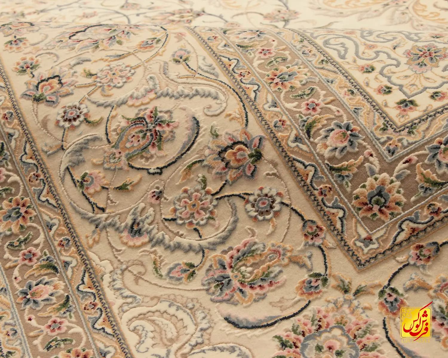 فرش کلاسیک کد 052_ رنگ 3002 کرم — تصویر ۵