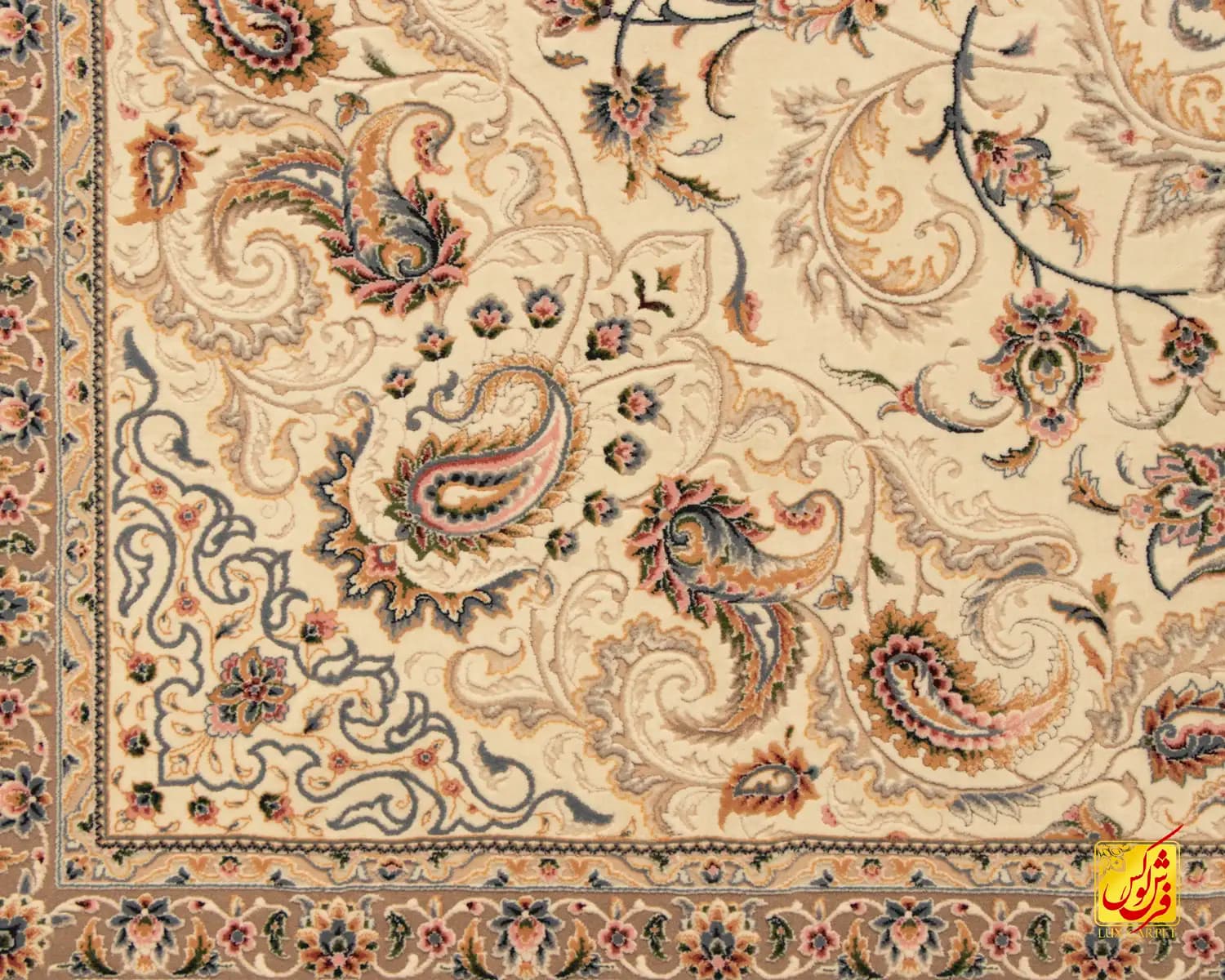 فرش کلاسیک کد 052_ رنگ 3002 کرم — تصویر ۷