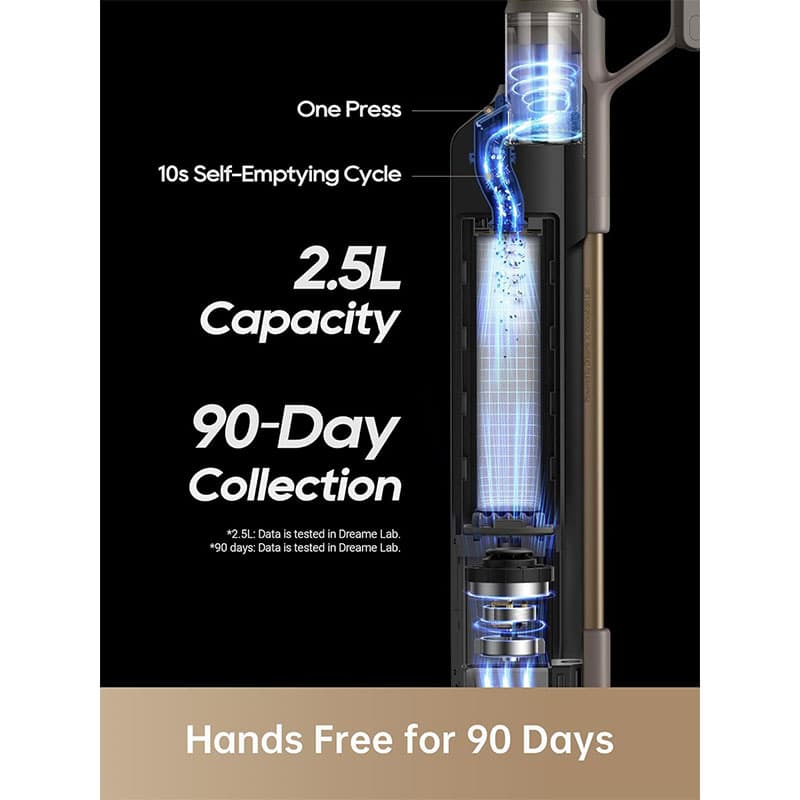 جارو شارژی شیائومی مدل Dreame Z10 Station Cordless Stick Vacuum — تصویر ۳