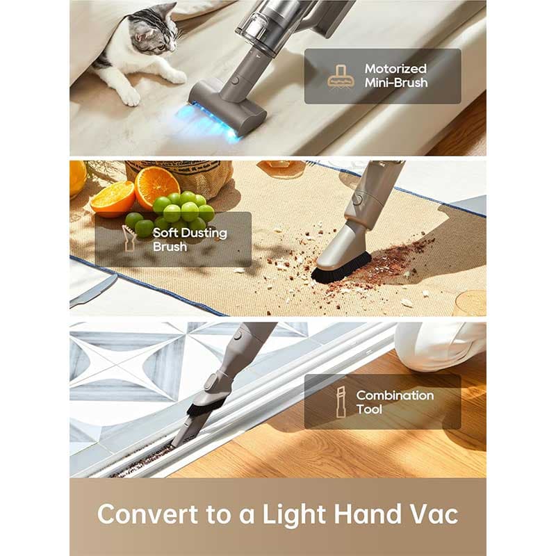 جارو شارژی شیائومی مدل Dreame Z10 Station Cordless Stick Vacuum — تصویر ۸