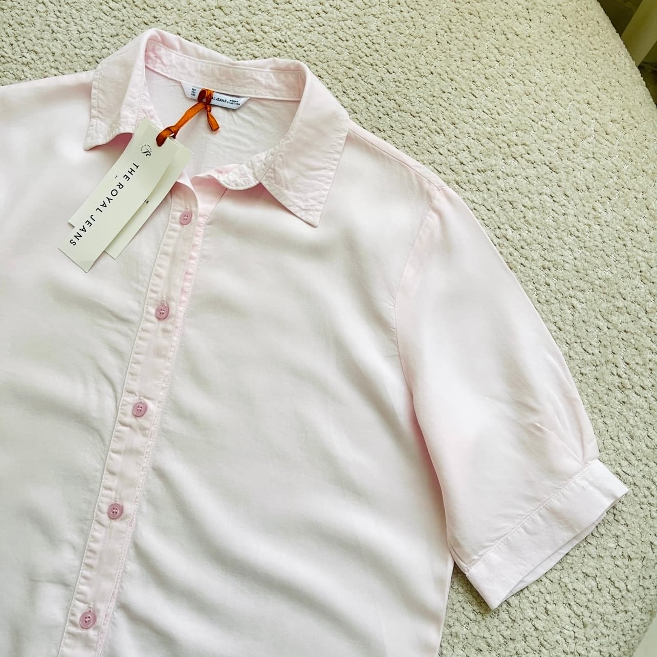 شومیز سیلک آستین کوتاه — تصویر ۸