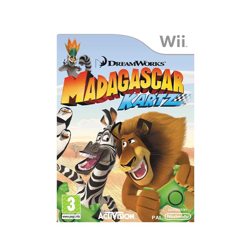 بازی WII اورجینال Madagascar Kartz
