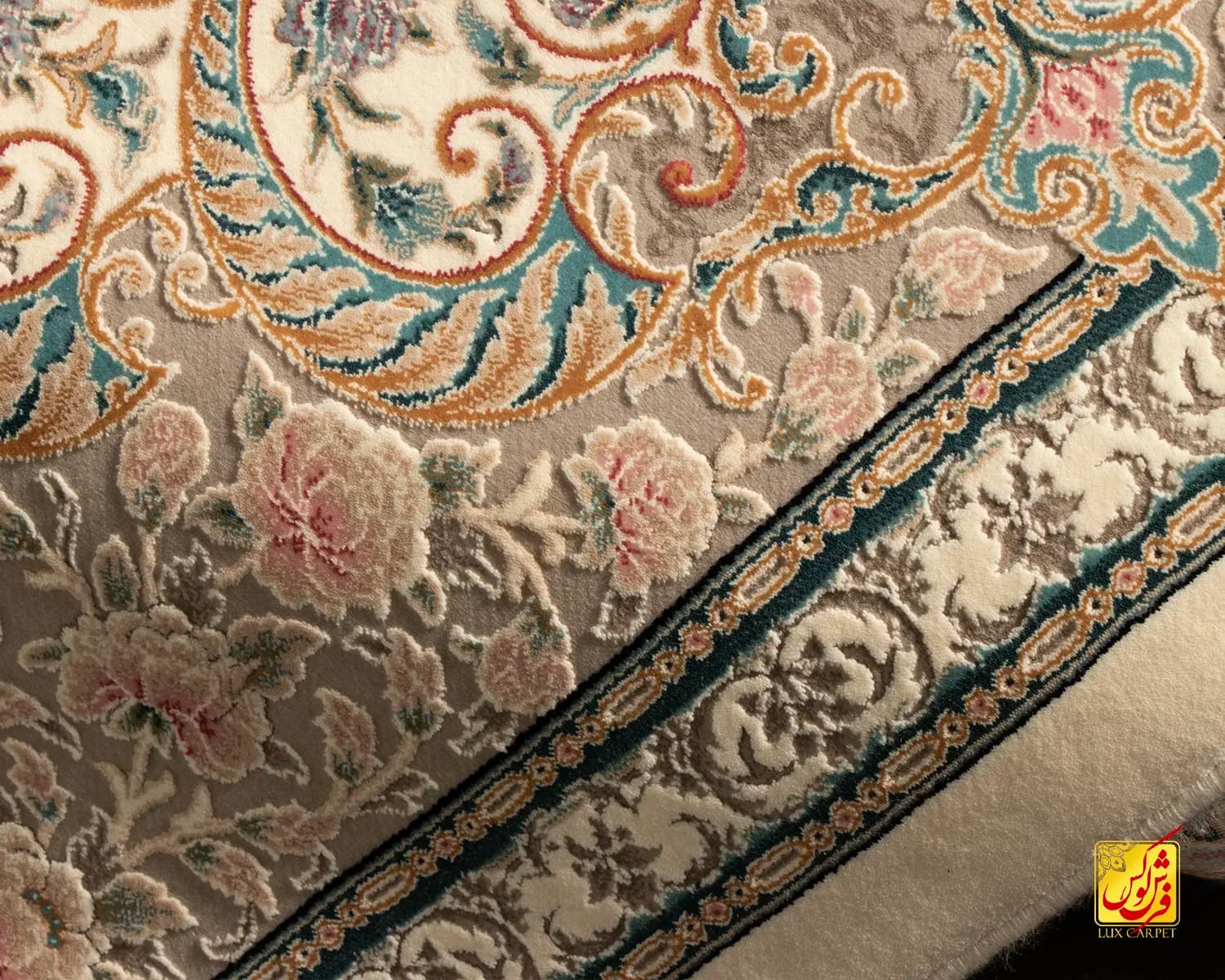 فرش کلاسیک کد 040_ رنگ 2003 کرم — تصویر ۸
