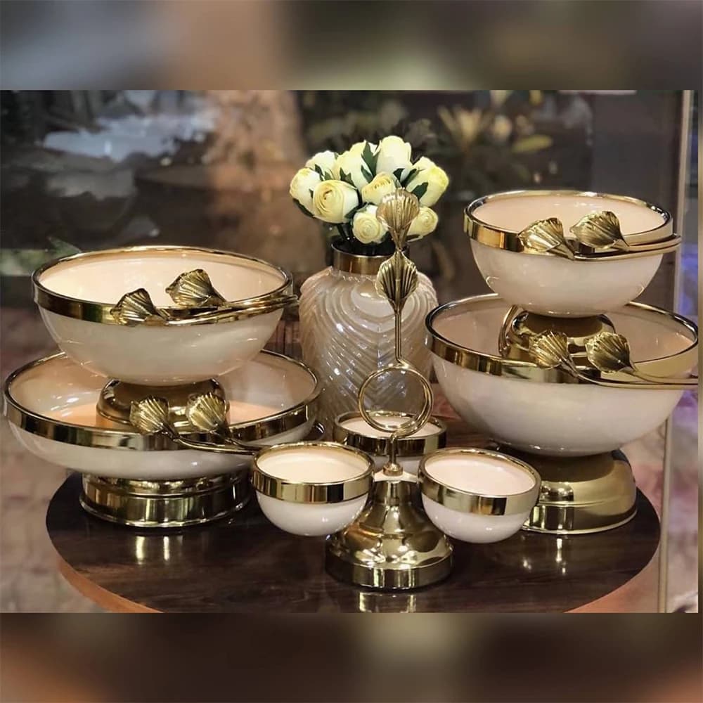 سرویس لیلیوم گل فلزی