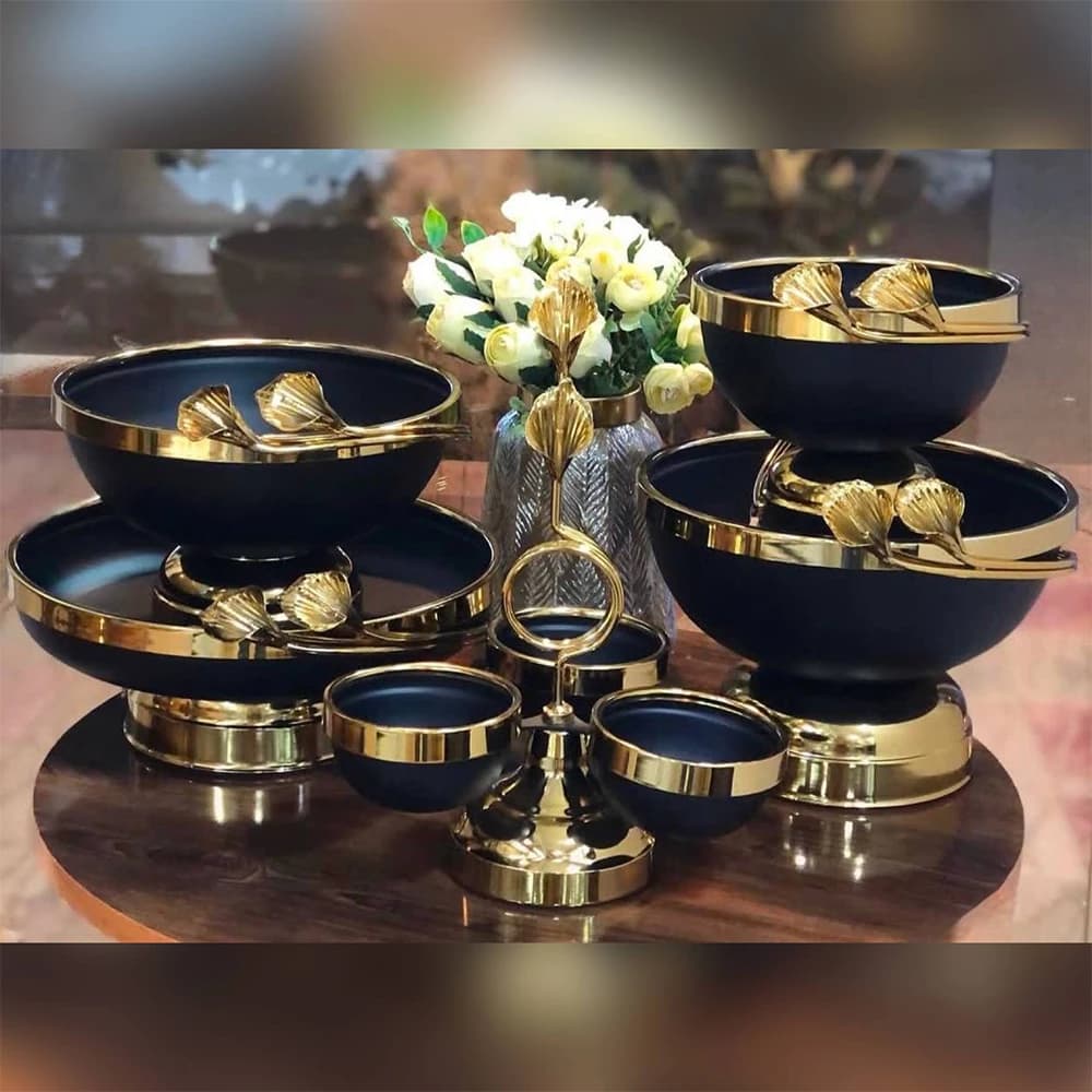 سرویس لیلیوم گل فلزی — تصویر ۲