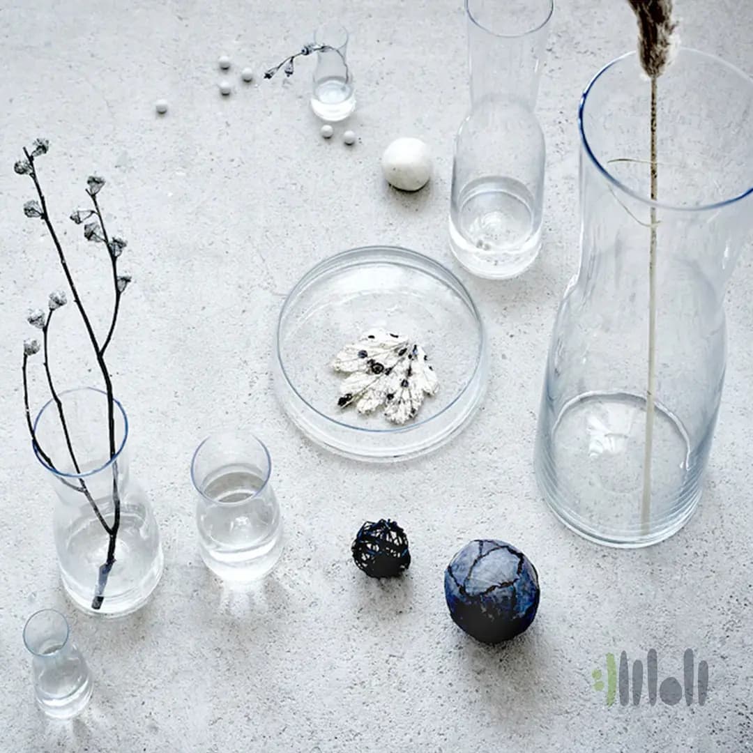 گلدان شیشه ای ایکیا TIDVATTEN — تصویر ۳