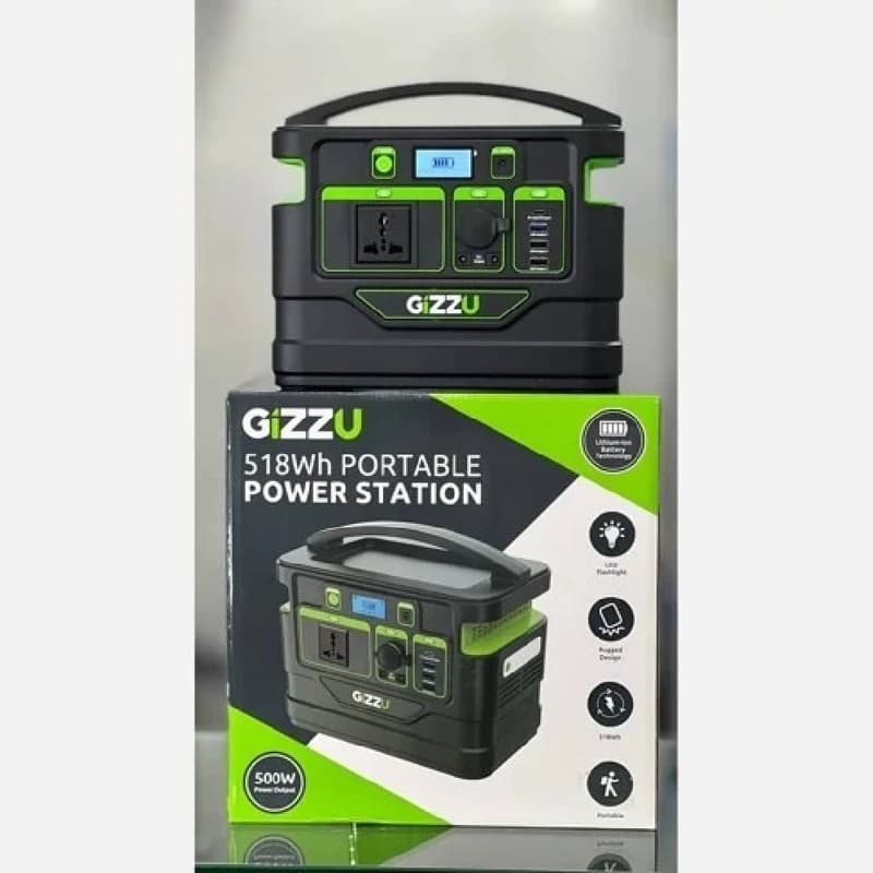 پاور استیشن گیزو 518 وات / GPS500 GIZZU 518W — تصویر ۲