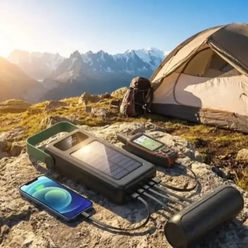 پاوربانک 30000 میلی‌آمپر GREEN LION Solar Max GL-PB72 با قابلیت شارژ خورشیدی — تصویر ۳