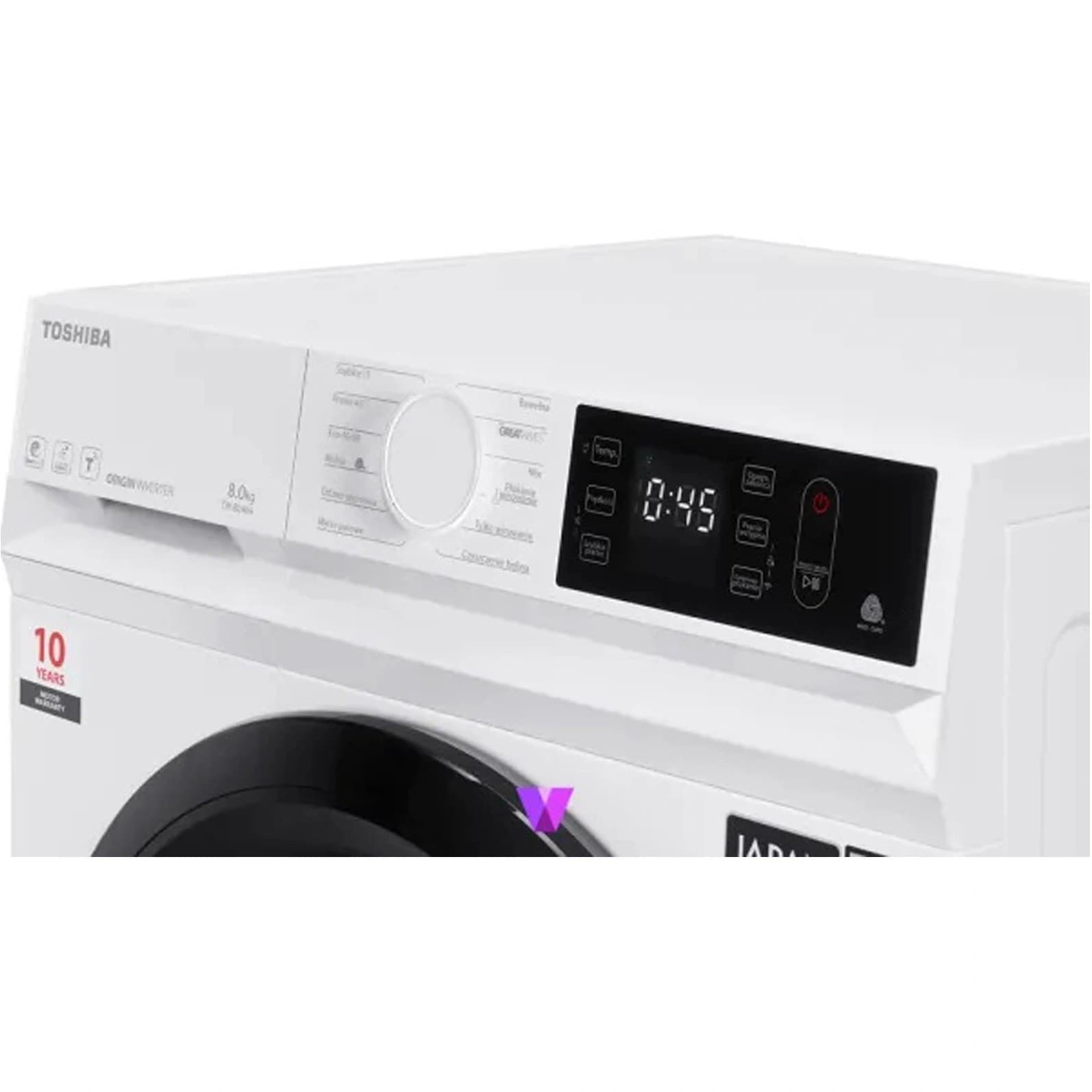 لباسشویی توشیبا 8 کیلوگرم / TOSHIBA BL90A4B(WK) — تصویر ۲