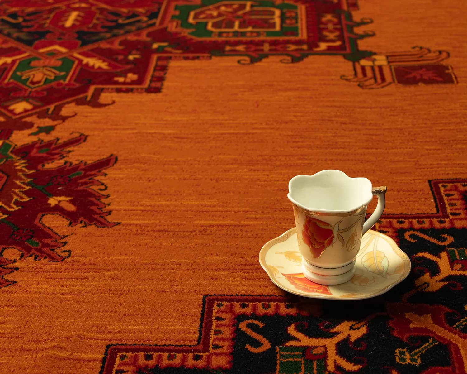 فرش کلاسیک 708 دارچینی — تصویر ۵