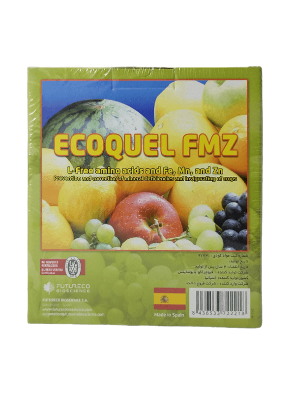 کود اکوکوئل FMZ | آهن + منگنز + روی |فروغ دشت (Ecoquel FMZ) |فیوچرا بایوساینس — تصویر ۳