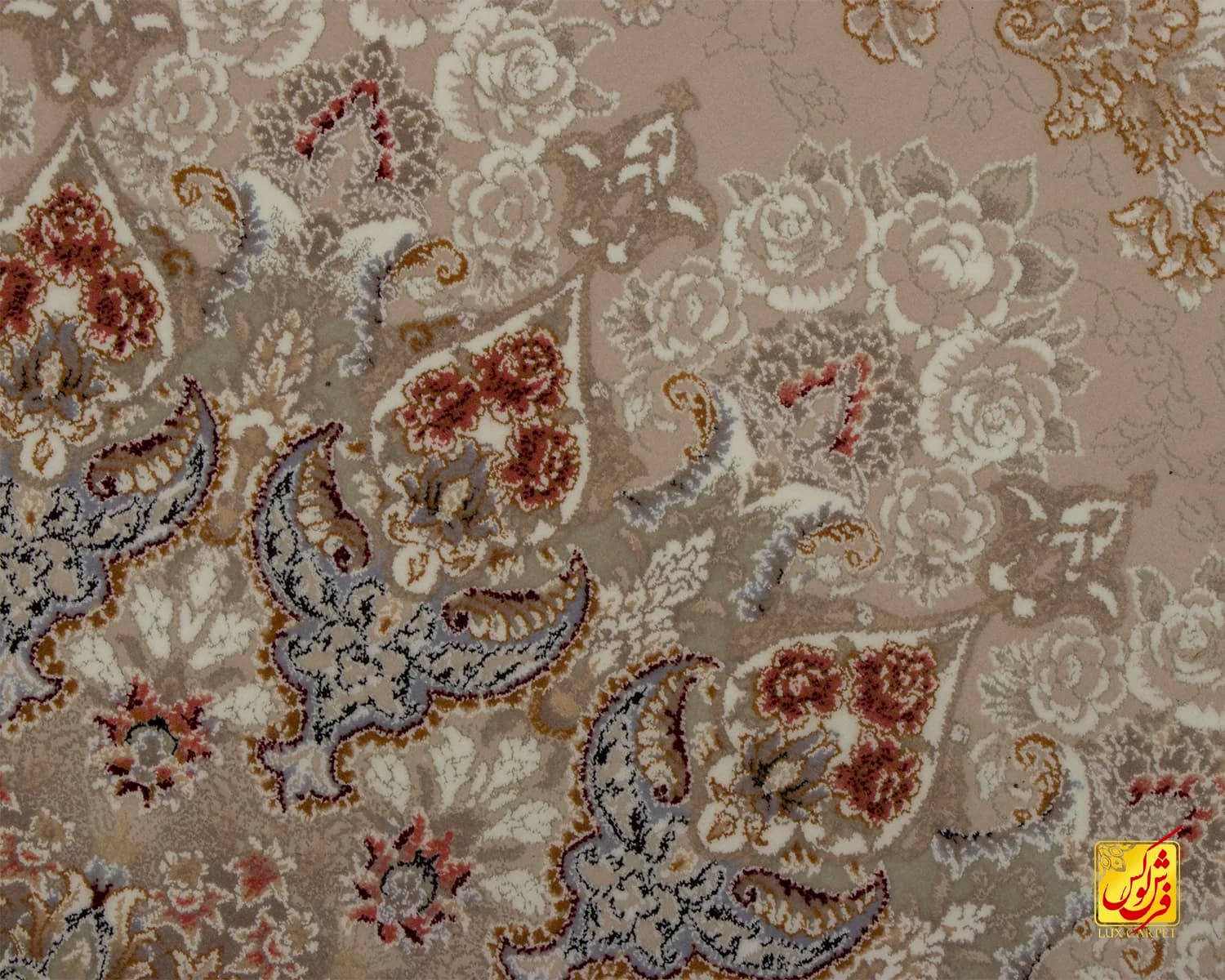 فرش کلاسیک 1507 بژ — تصویر ۴