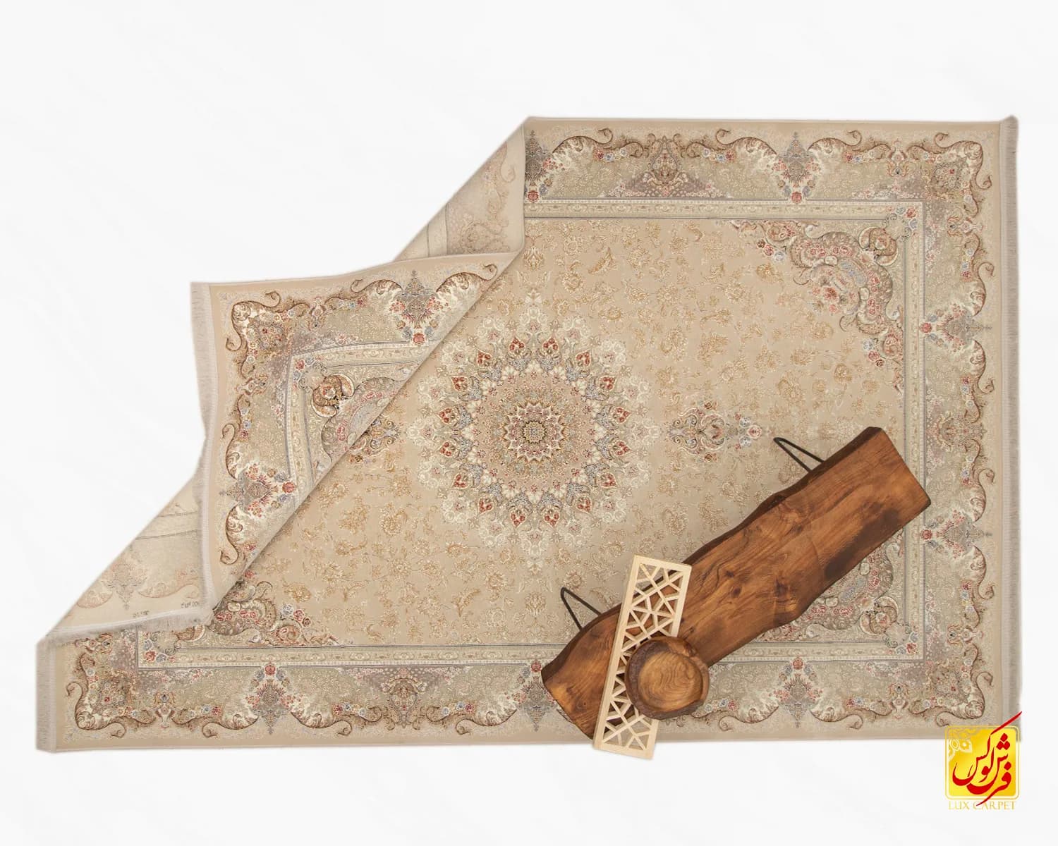 فرش کلاسیک 1507 بژ