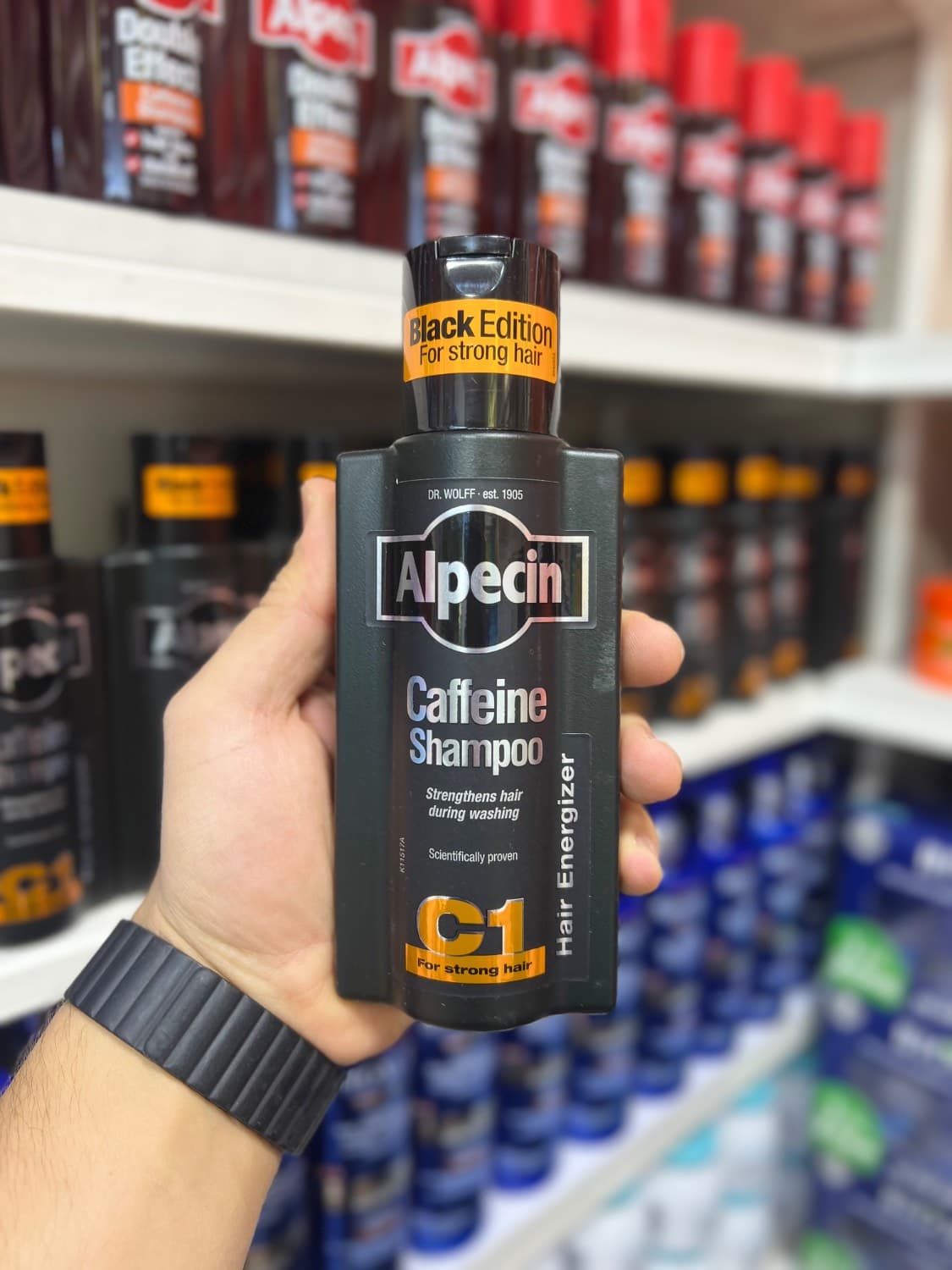 شامپو کافئین الپسین C1 بلک ادیشن