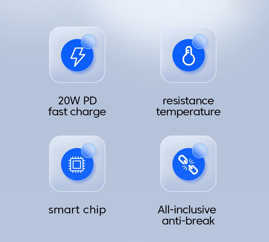 کابل تبدیل USB-C به Lightning مدل 20W TQ-X03 — تصویر ۷