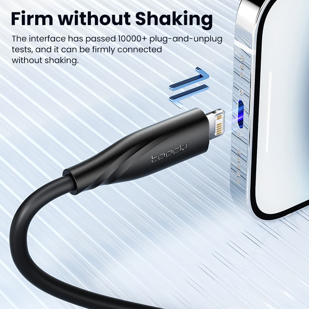 کابل تبدیل USB-C به Lightning توکی Toocki مدل 20W TQ-X38 — تصویر ۸