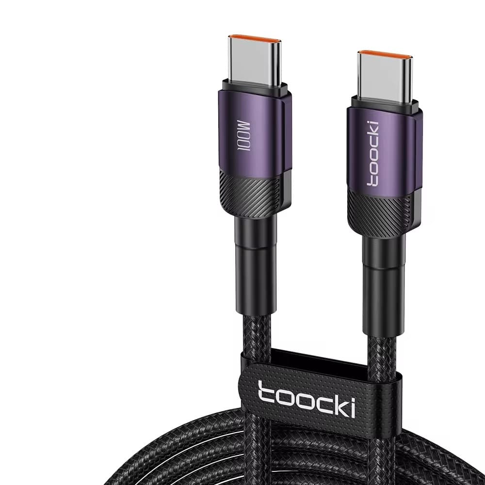 کابل تبدیل USB-C فست شارژ توکی Toocki مدل 100W TQ-X12