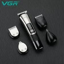 ست اصلاح حرفهای VGR V-111 | پنج کاره خطزن، شیور، صفرزن — تصویر ۲
