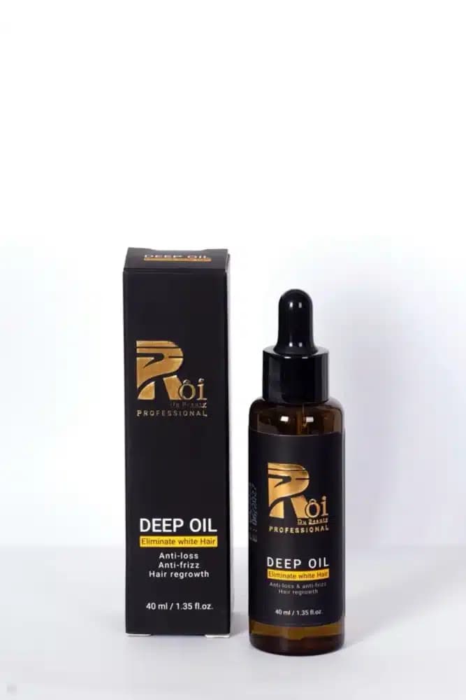 روغن تقویتی مو دیپ اویل ROI DU BEAUTY – روغن رویش مجدد مو
