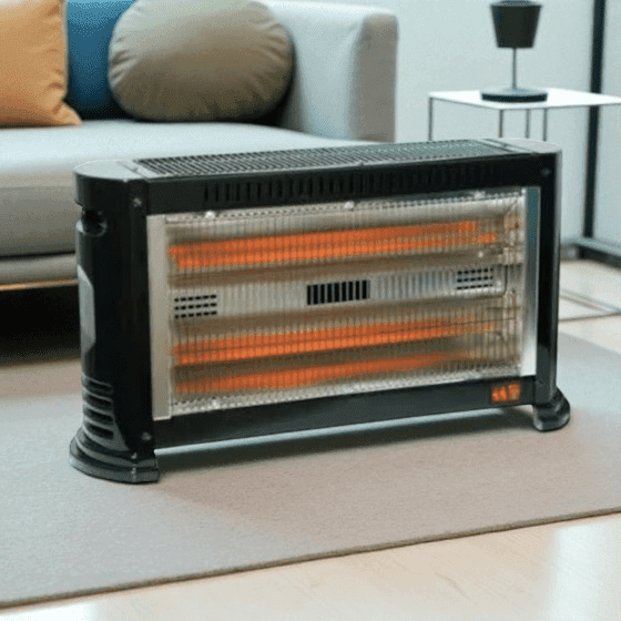 بخاری برقی 2000 وات سان لوکس مدل EH-2000SF | فن‌دار و 5 شعله — تصویر ۳