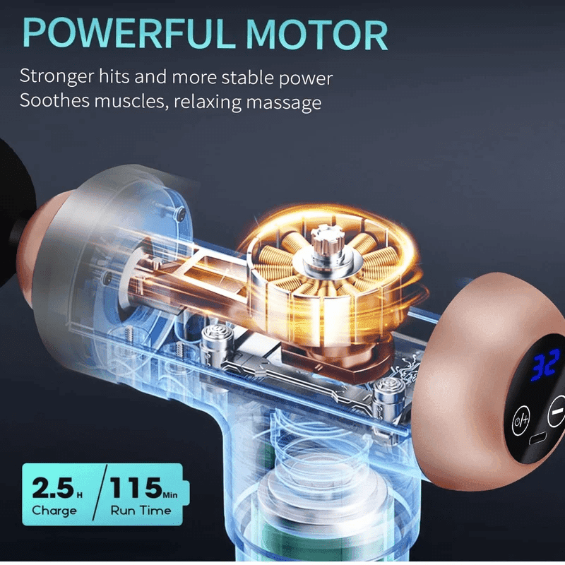 ماساژور برقی دیاسپی مدل DSP 80025 سبک، پرقدرت ،وارداتی اصل — تصویر ۵