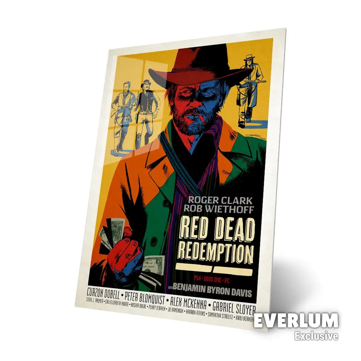 متال پوستر بازی Red Dead Redemption کد N604 — تصویر ۳