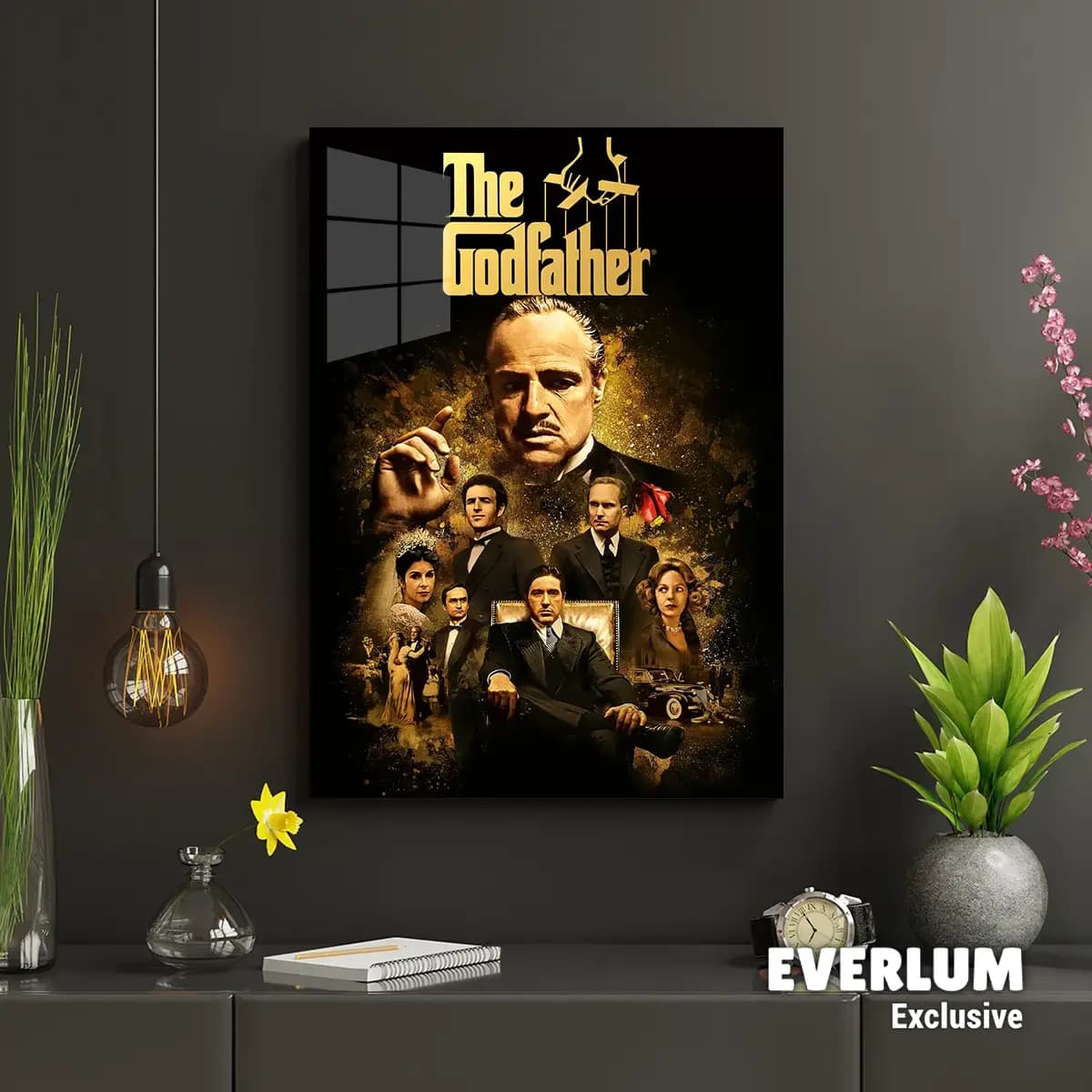 متال پوستر فیلم The Godfather کد N601 — تصویر ۲