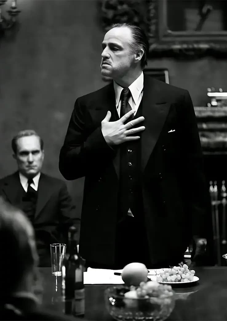 متال پوستر فیلم The Godfather کد N401