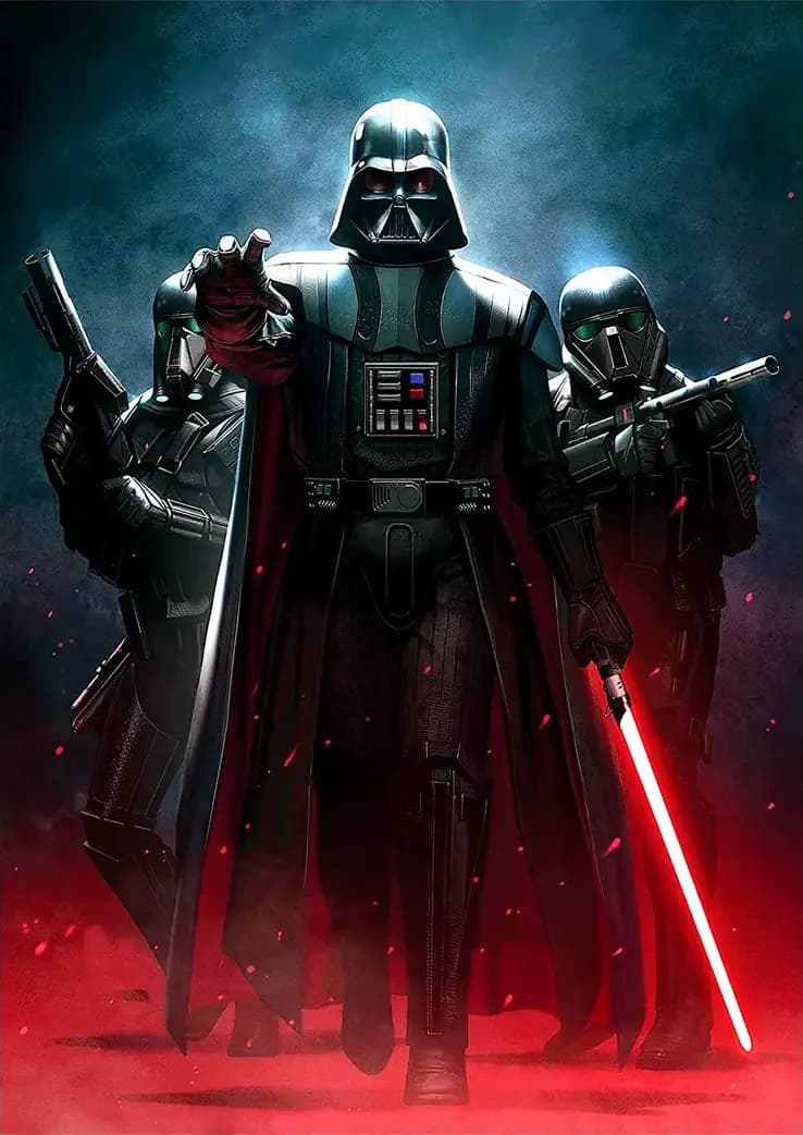 متال پوستر فیلم Star Wars کد N401