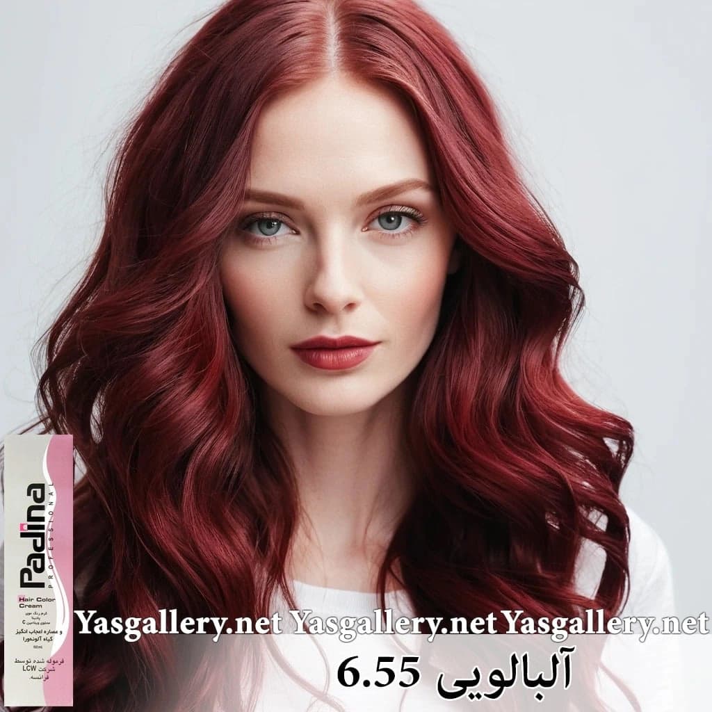 رنگ موی پادینا آلبالویی — تصویر ۳