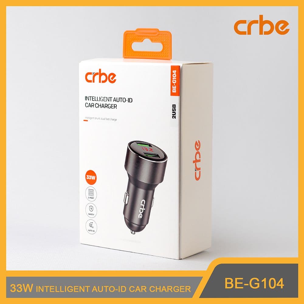 شارژر فندکی کربی مدل BE-G104 33W مشکی گارانتی 12 ماهه تکنوپاز — تصویر ۳