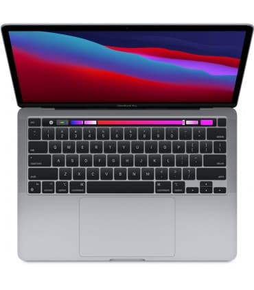 مک بوک ایر 13.3 اینچی اپل دست دوم با چیپ M1 -مدل MYD82 ظرفیت 256GB رم 8GB رنگ Space Gray
